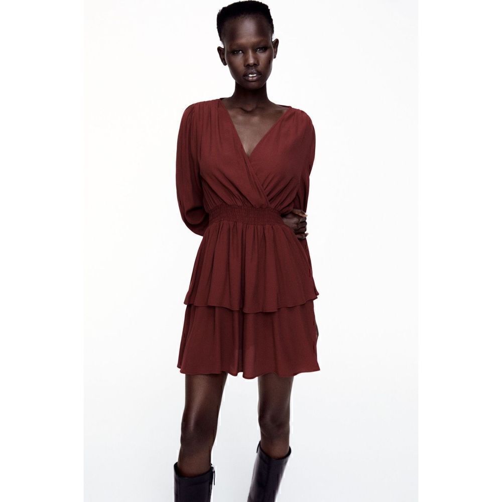 Zara Flounced Hem Dress-NWOT